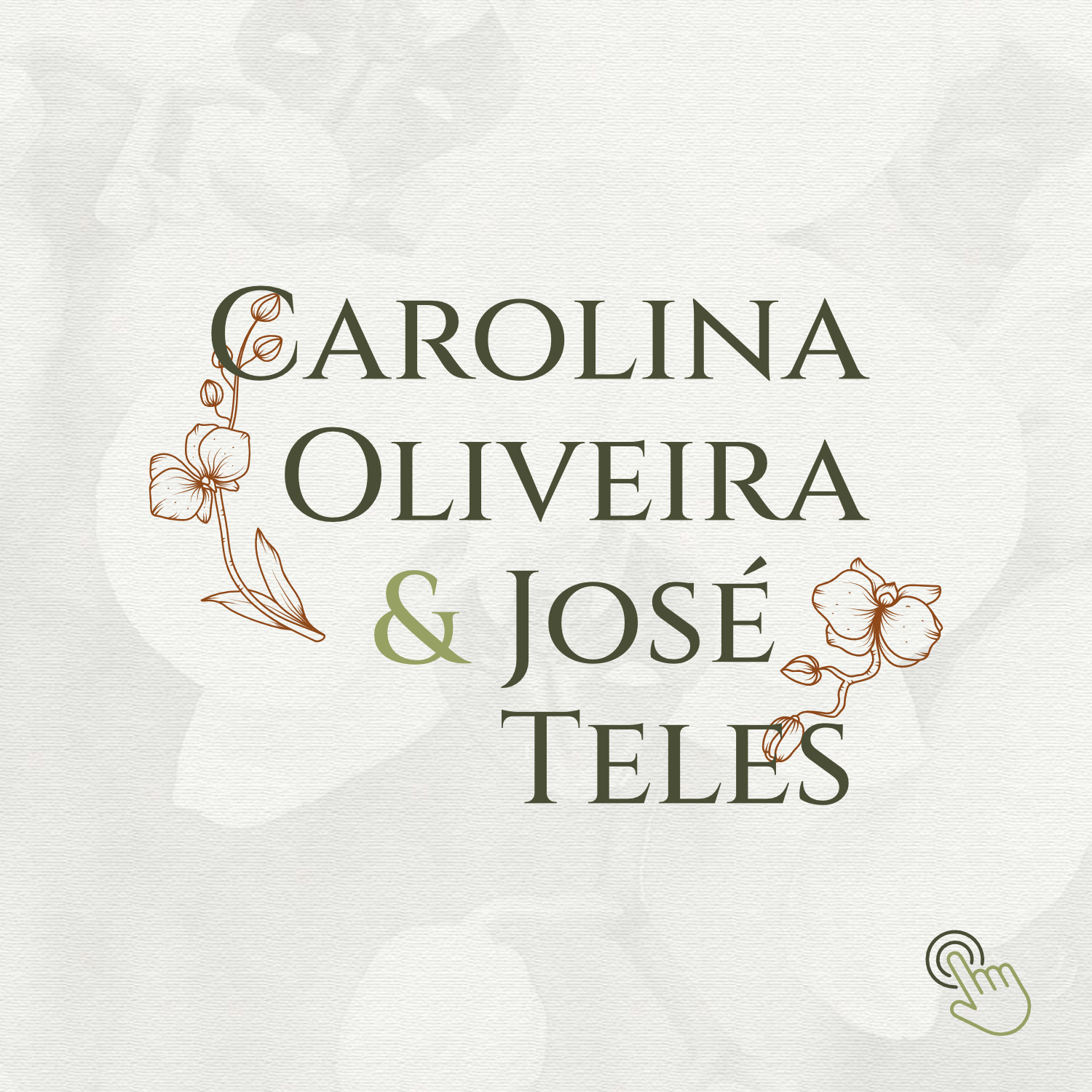 Carolina Oliveira e José Teles
